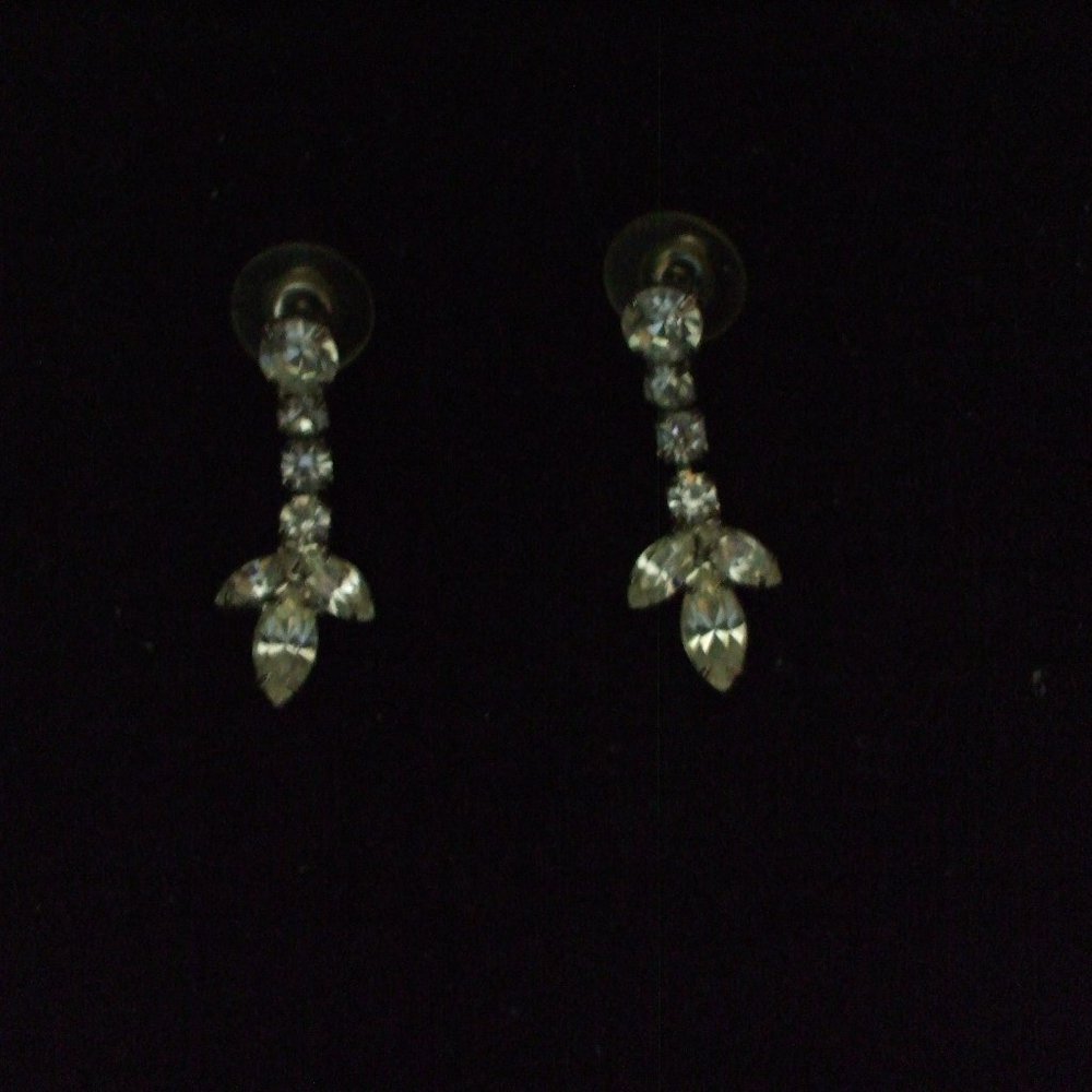 Vintage Rhinestone Earrings
